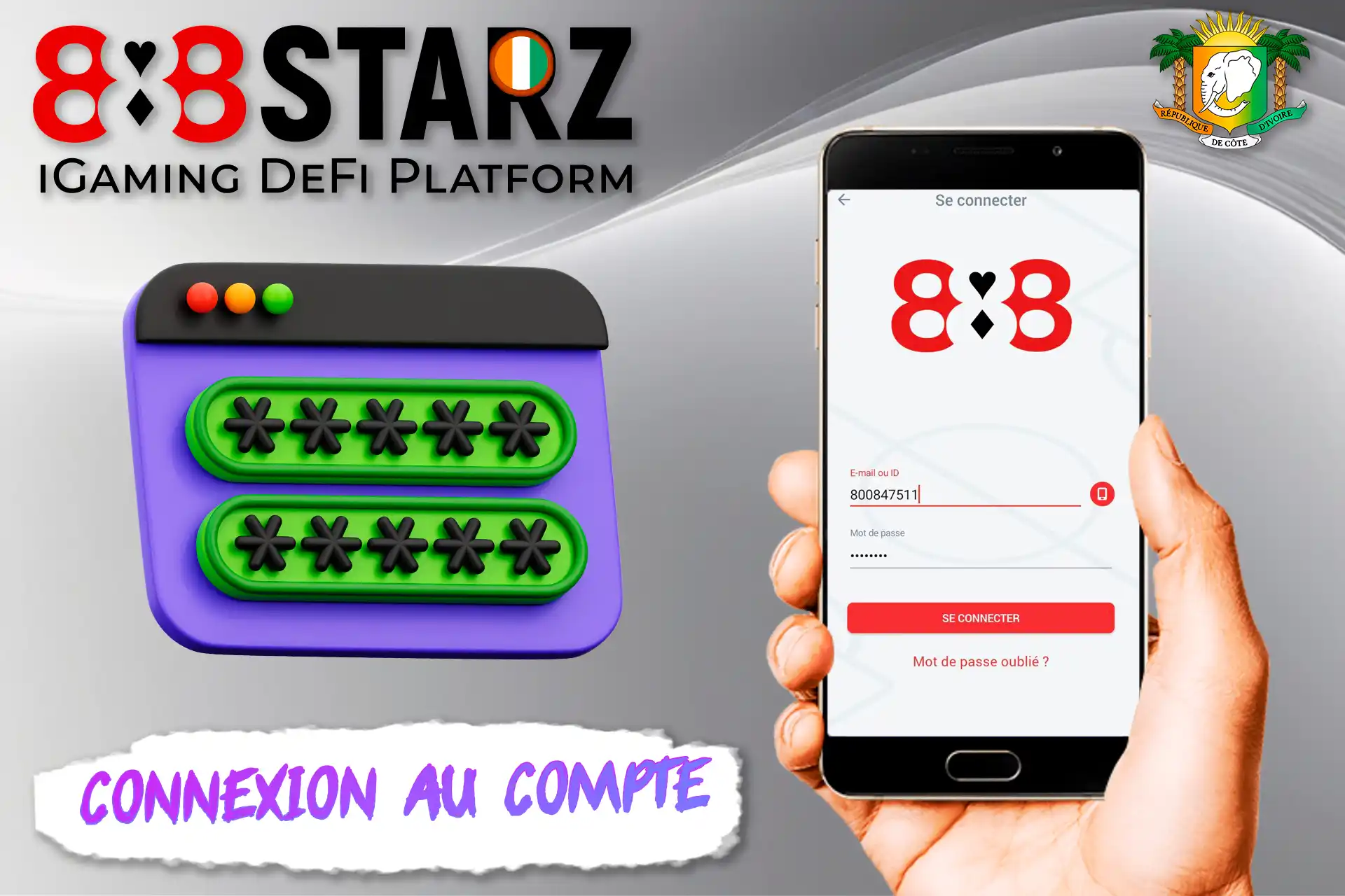 Connexion sécurisée à votre compte de casino en ligne