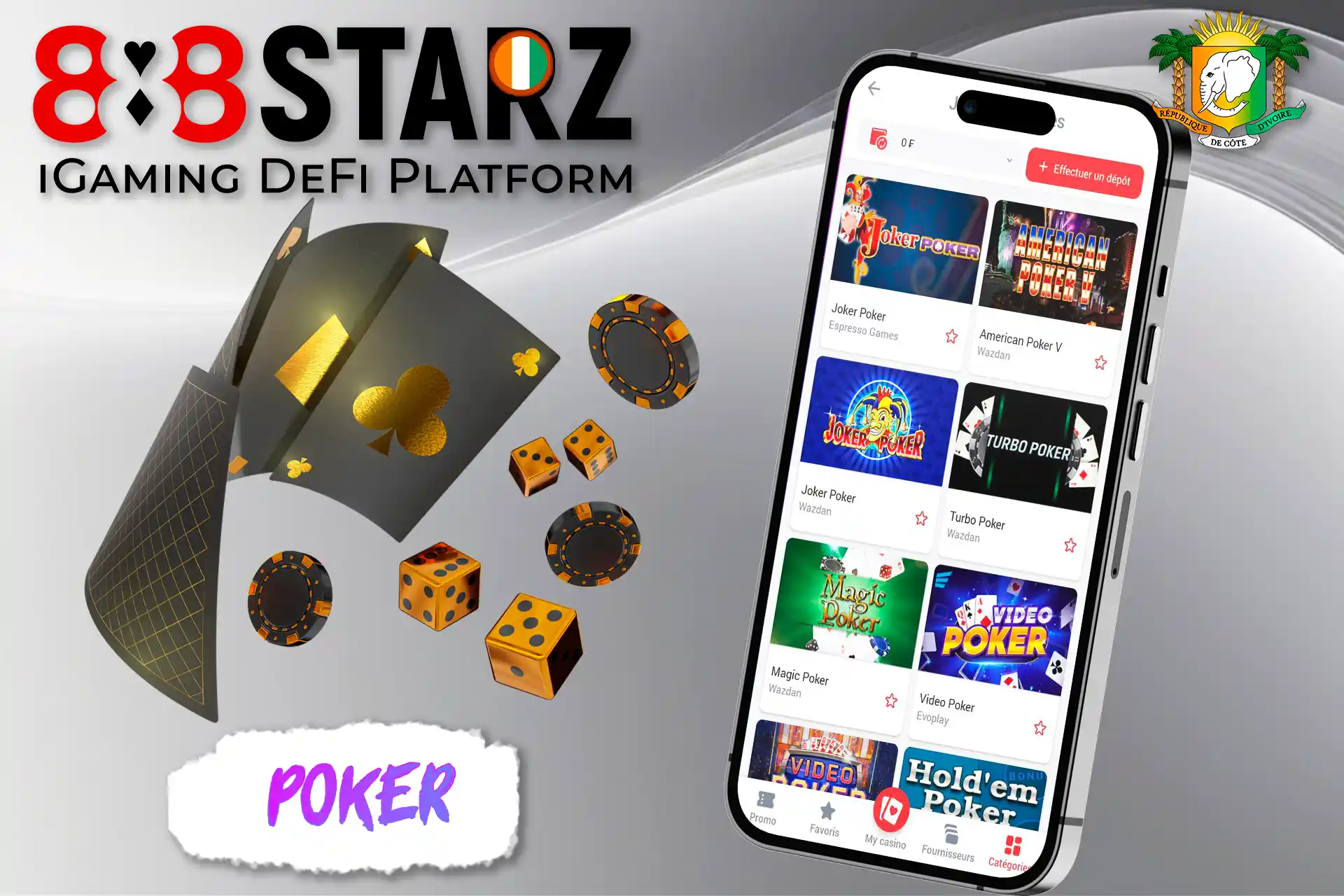 Différents types de poker 888starz pour les débutants et les professionnels