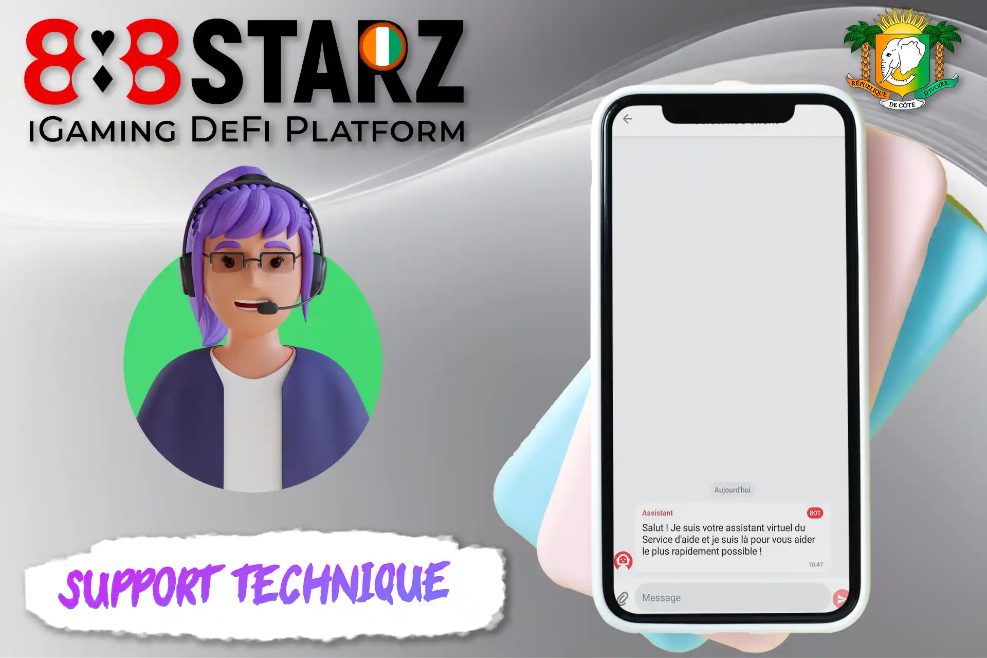 Assistance technique 24/7 pour les utilisateurs de 888starz