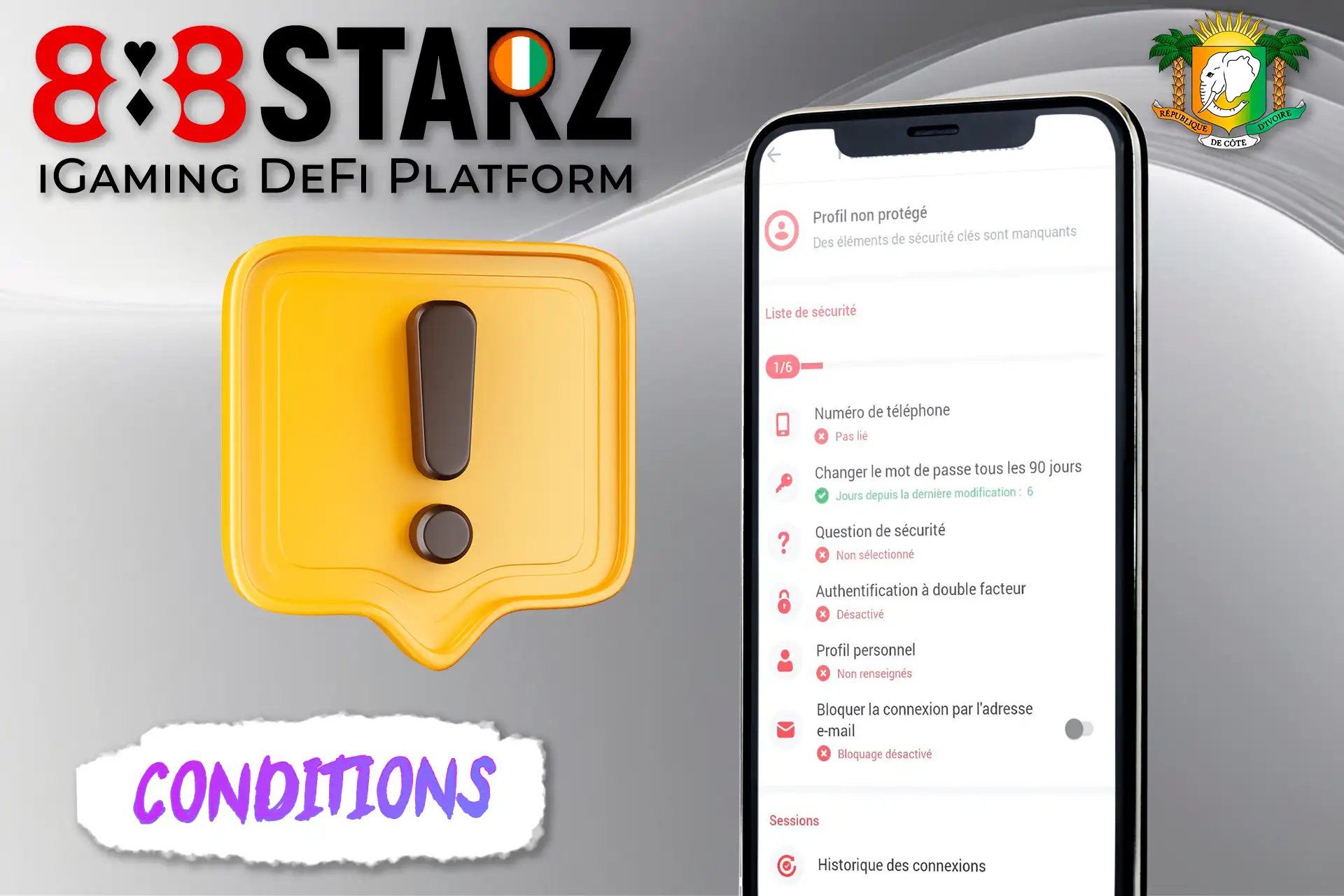 Exigences de base pour le joueur et le compte 888starz pour le retrait d'argent