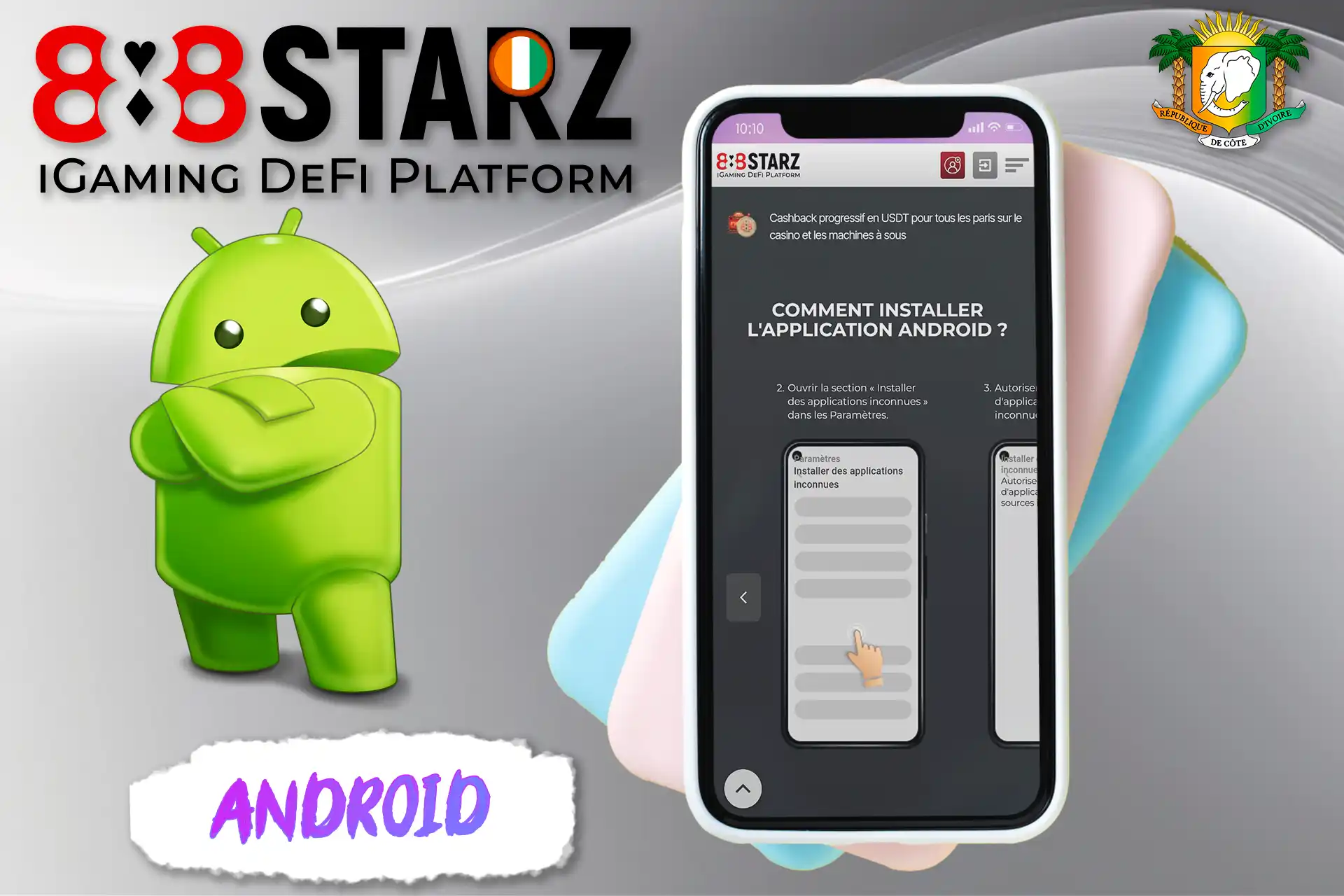 Processus de téléchargement de l'application 888starz pour les appareils Android